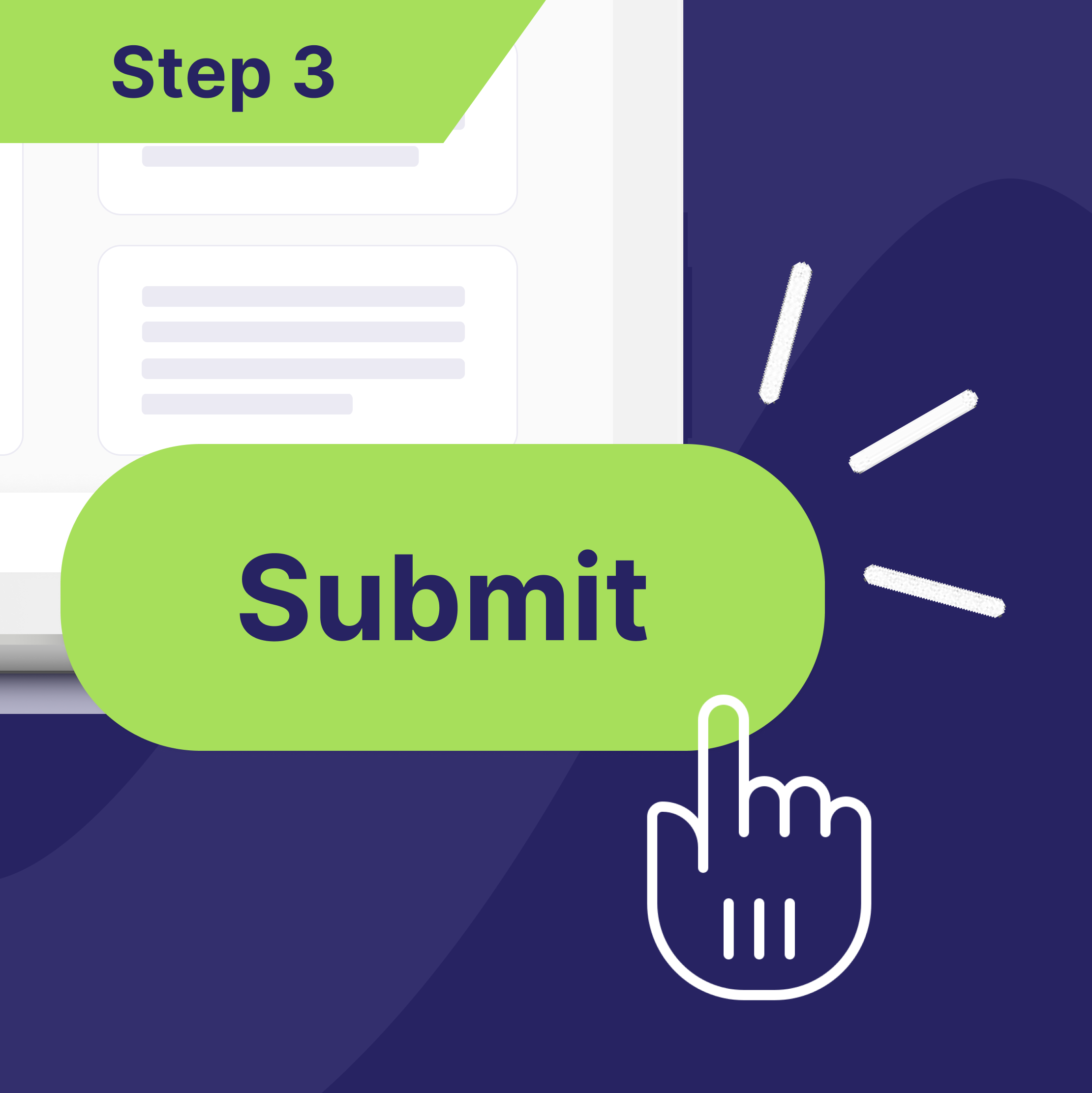 Step 3: Submit your transfer